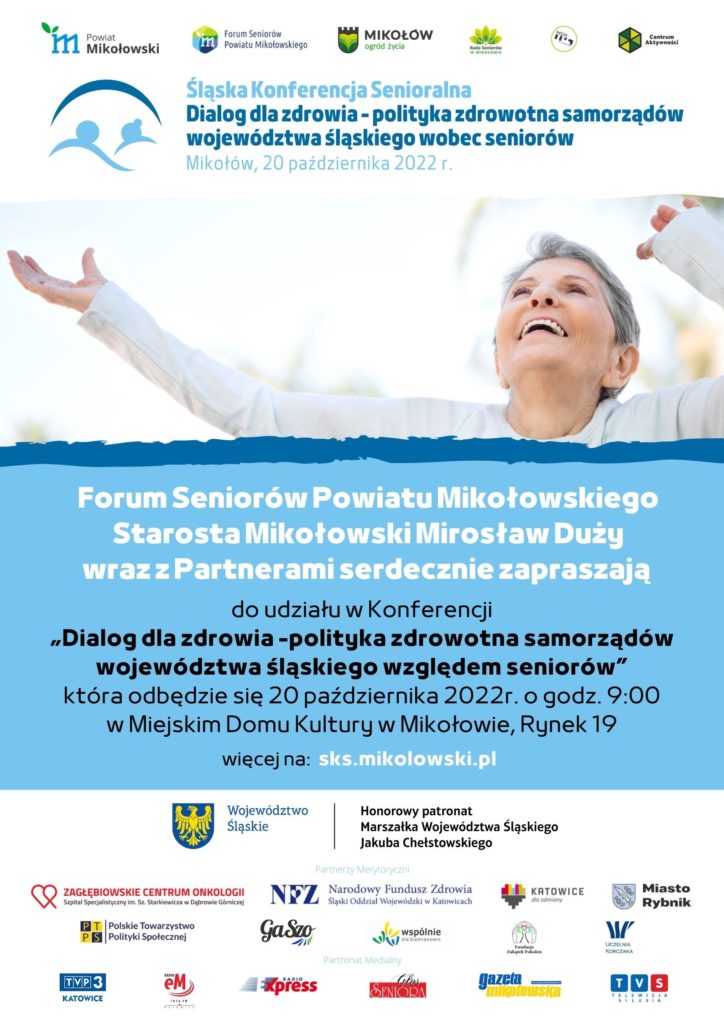 Plakat Śląska Konferencja Senioralna