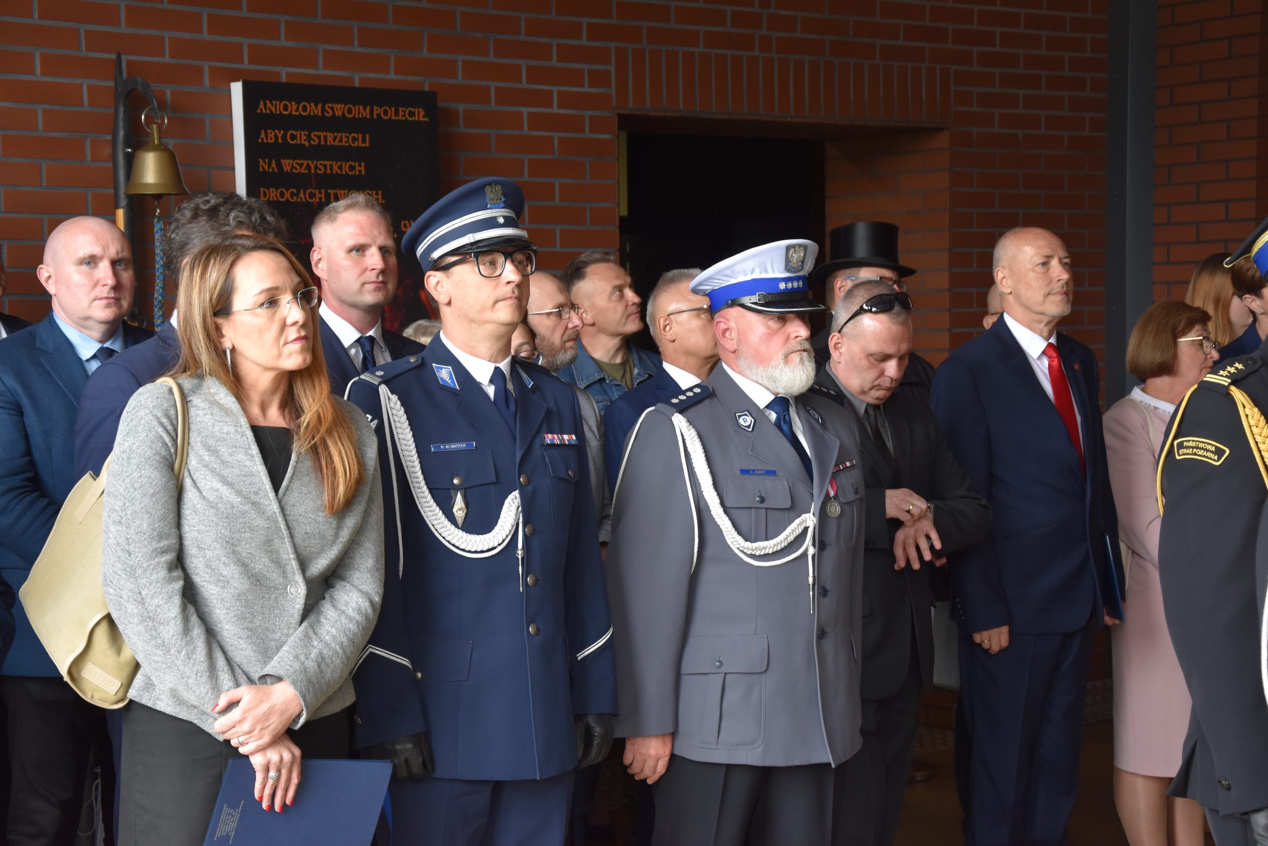 uroczystość strażacka w KP PSP Mikołów