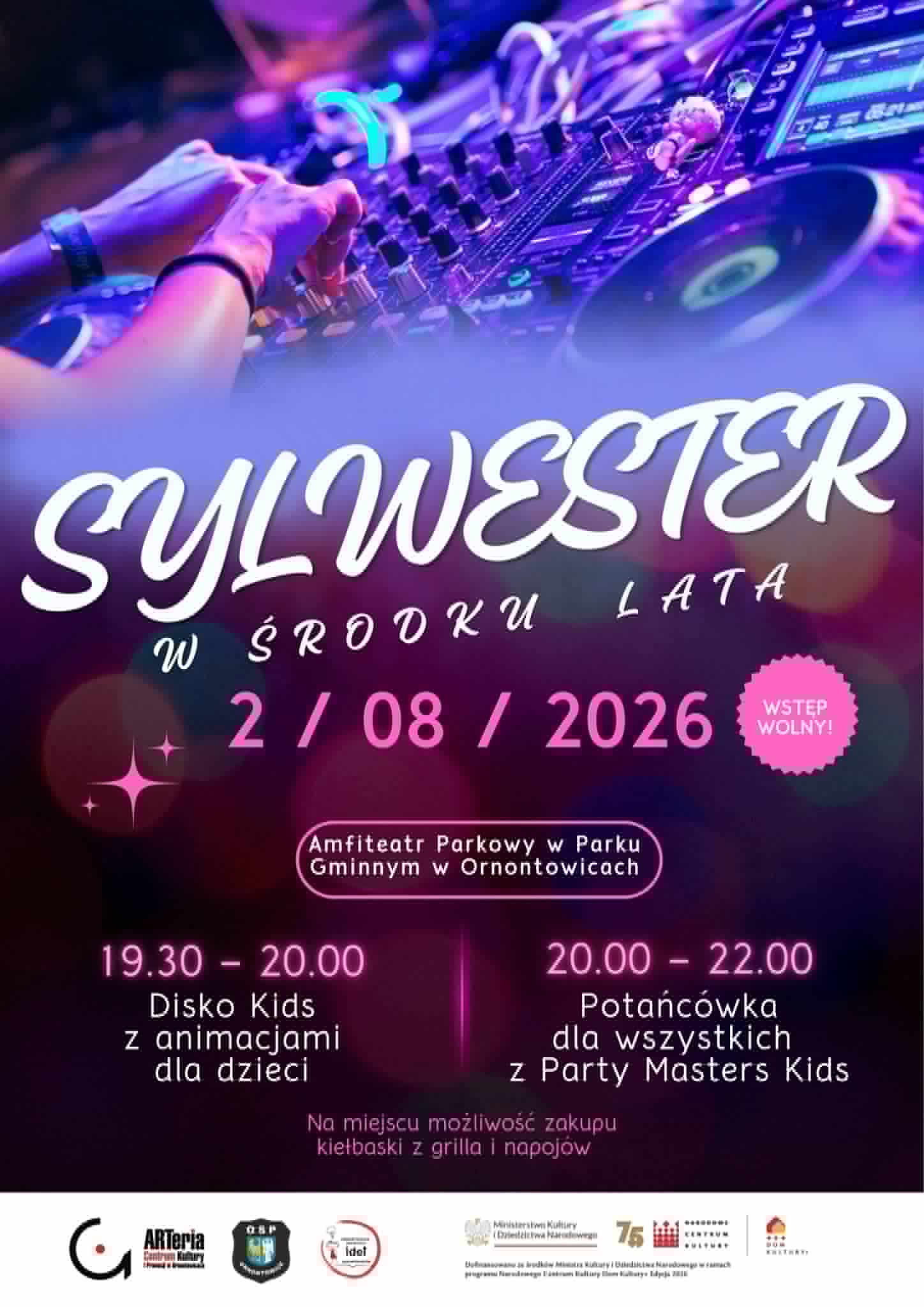 Plakat Sylwester w środku lata